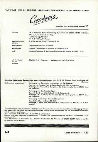 (NGT) Geodesia 1961-11-01