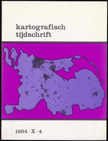 Kartografisch Tijdschrift 1984-10-01