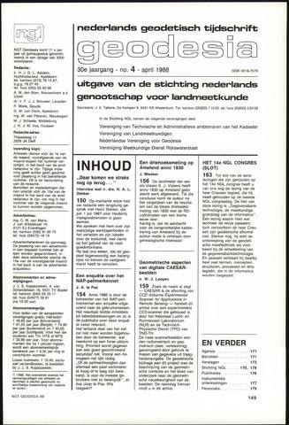 (NGT) Geodesia 1988-04-01