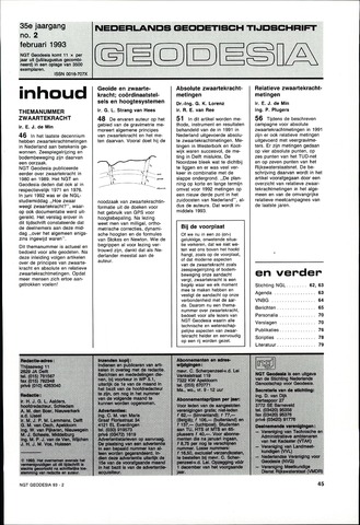 (NGT) Geodesia 1993-02-01