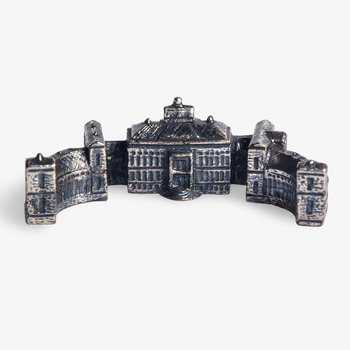 Zilveren miniatuur van het Koninklijk Paleis Soestdijk