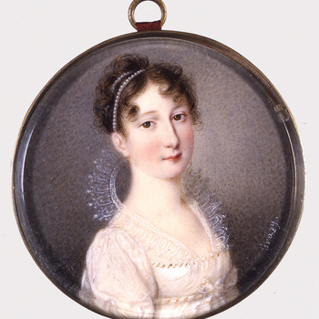 Portretminiatuur van Maria Louise Beatrix van Oostenrijk-Este