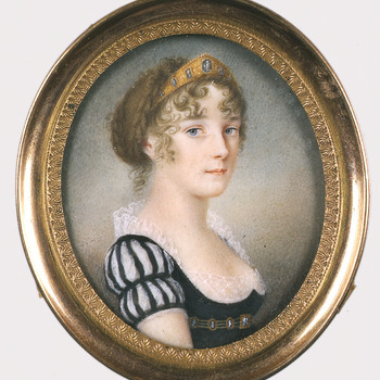 Portretminiatuur van Frederika van Baden