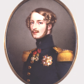 Portretminiatuur van Ferdinand Filips van Orléans