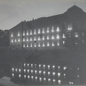 Verlichting van slot Oranienburg