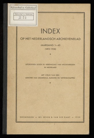 Nederlandsch Archievenblad 1938-09-01