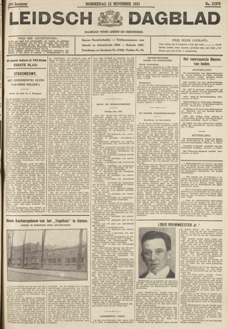Leidsch Dagblad 1931-11-12