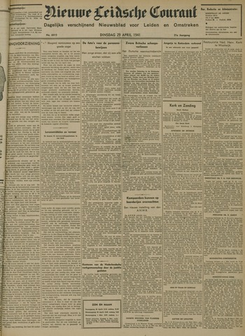 Nieuwe Leidsche Courant 1941-04-29