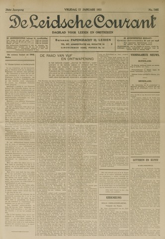 Leidsche Courant 1933-01-13