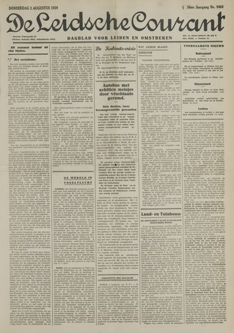 Leidsche Courant 1939-08-03