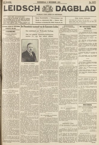 Leidsch Dagblad 1931-11-05