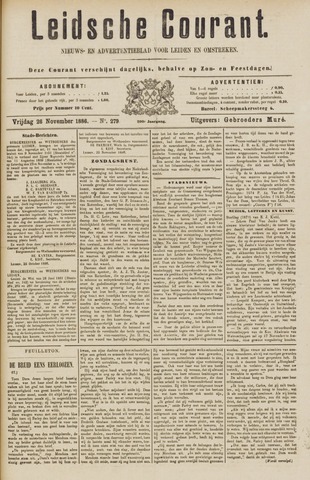 Leydse Courant 1886-11-26