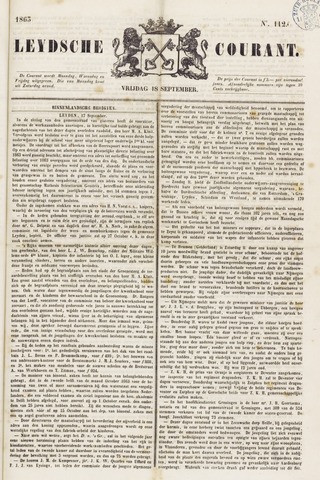 Leydse Courant 1863-09-18