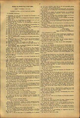 Handelingen van de Raad 1891-06-04