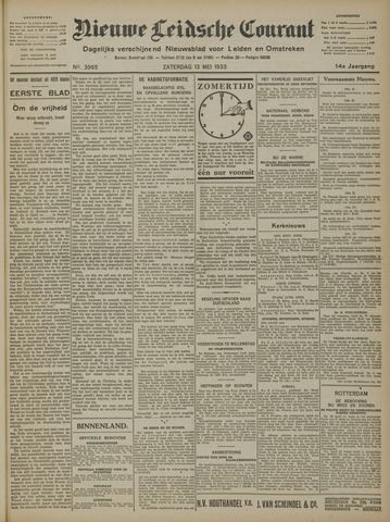 Nieuwe Leidsche Courant 1933-05-13