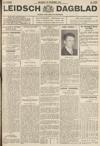 Leidsch Dagblad 1931-11-23