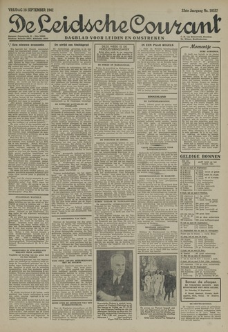 Leidsche Courant 1942-09-18