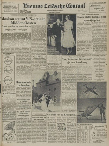 Nieuwe Leidsche Courant 1956-04-18
