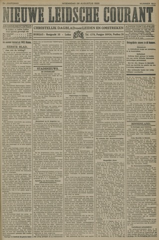 Nieuwe Leidsche Courant 1925-08-26