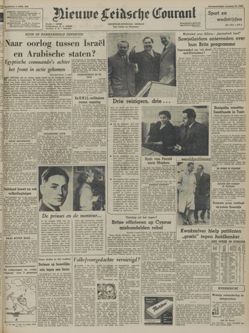 Nieuwe Leidsche Courant 1956-04-09