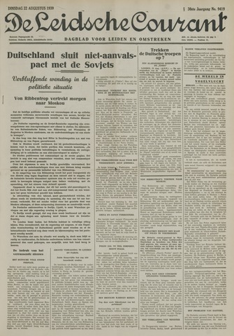 Leidsche Courant 1939-08-22