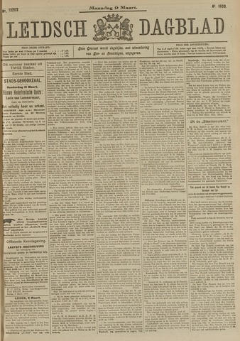 Leidsch Dagblad 1903-03-09