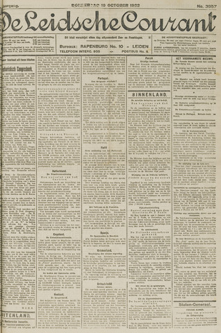 Leidsche Courant 1922-10-19