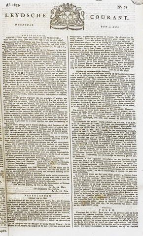 Leydse Courant 1833-05-22