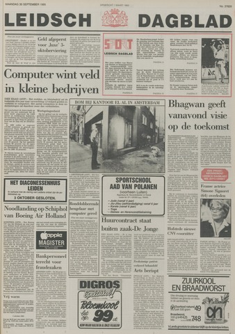 Leidsch Dagblad 1985-09-30