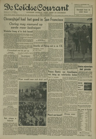 Leidse Courant 1959-09-22