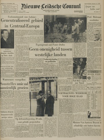 Nieuwe Leidsche Courant 1958-11-25