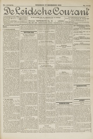 Leidsche Courant 1923-12-17