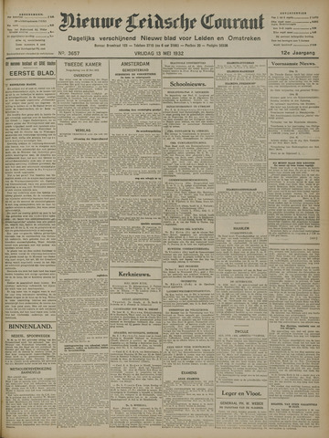 Nieuwe Leidsche Courant 1932-05-13