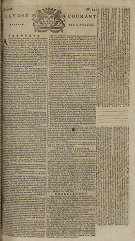 Leydse Courant 1791-11-28