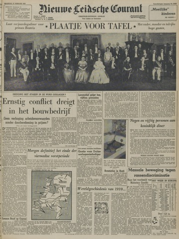 Nieuwe Leidsche Courant 1956-02-27
