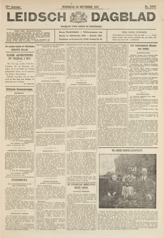 Leidsch Dagblad 1931-09-30
