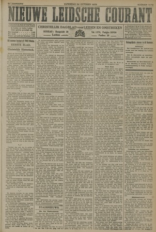 Nieuwe Leidsche Courant 1925-10-24