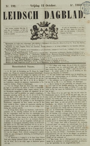 Leidsch Dagblad 1860-10-12