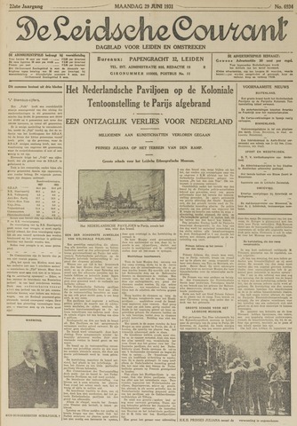 Leidsche Courant 1931-06-29
