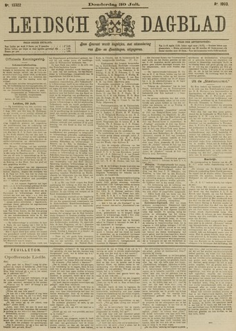 Leidsch Dagblad 1903-07-30