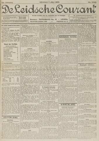 Leidsche Courant 1922-07-07