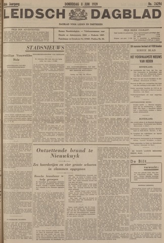 Leidsch Dagblad 1939-06-08
