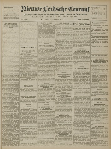 Nieuwe Leidsche Courant 1934-02-12