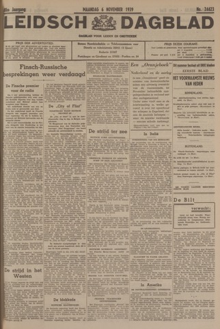 Leidsch Dagblad 1939-11-06