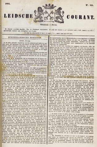Leydse Courant 1881-07-01