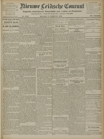 Nieuwe Leidsche Courant 1932-08-08