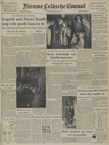 Nieuwe Leidsche Courant 1956-09-05