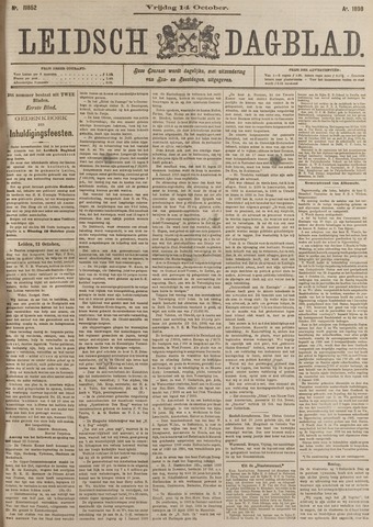 Leidsch Dagblad 1898-10-14