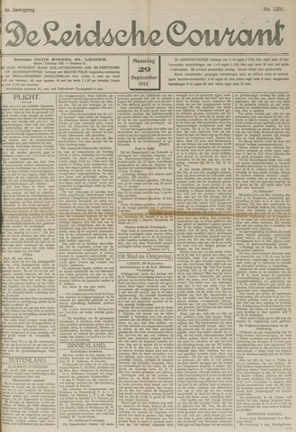 Leidsche Courant 1913-09-29