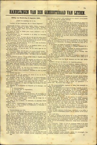 Handelingen van de Raad 1863-08-06